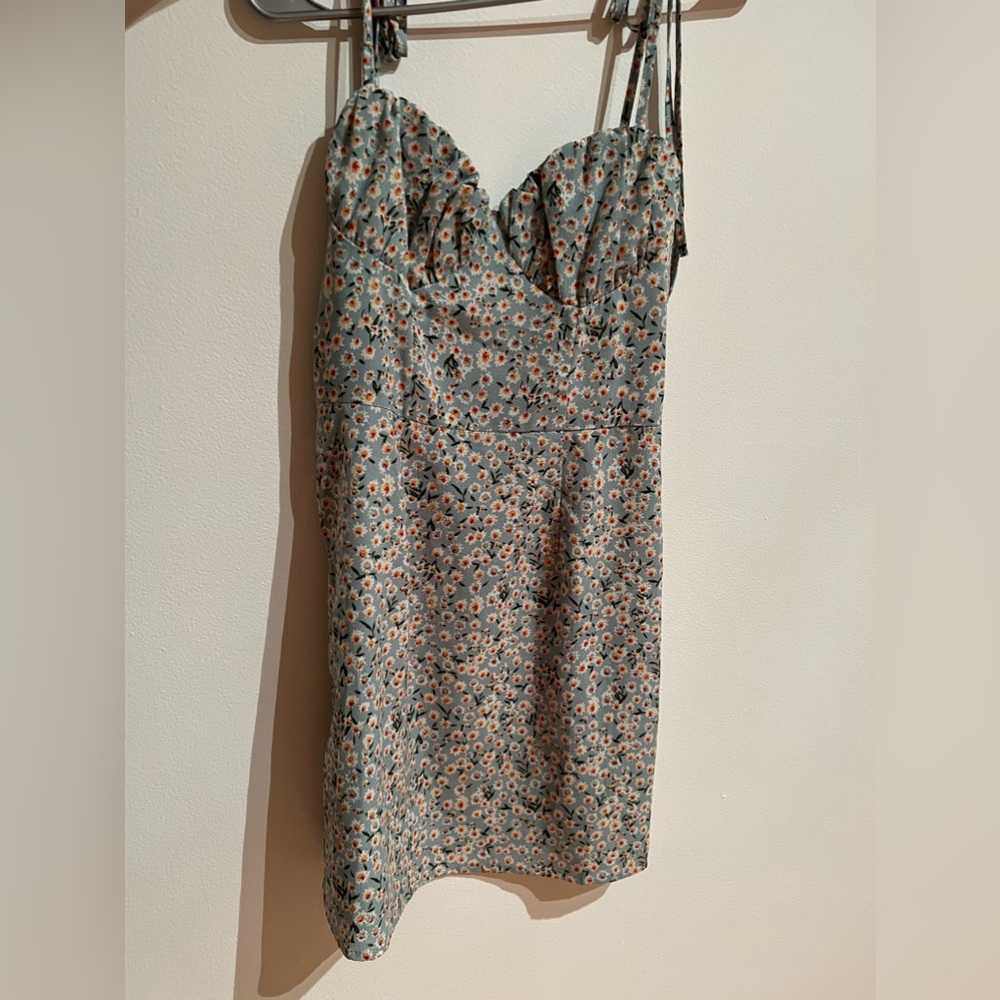 Shein floral mini dress